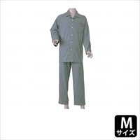 神戸生絲 楽らくパジャマ(スムース) 長袖 男性用 グレー Mサイズ