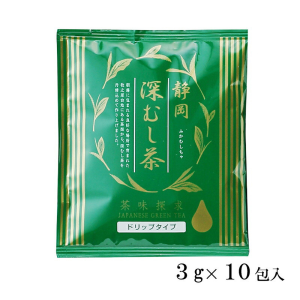 さんせい茶園 静岡県産 深蒸し茶ドリップタイプ 3g 計10袋