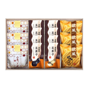 小豆パイ・欧風せんべい和菓子詰合せ  4種 計14個