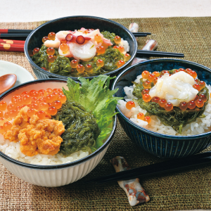 川秀 宮古の瓶ドン イカ タコ ウニ 計3本 (3種×1本)