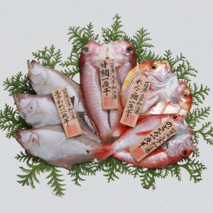 岡富商店 一夜干し詰合せ 恵比寿（甘鯛 のどぐろ れんこ鯛 えてかれい）