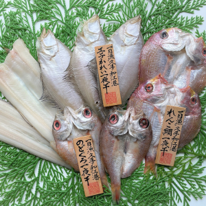 岡富商店 一夜干し詰合せ 弁天（のどぐろ れんこ鯛 えてかれい 穴子）