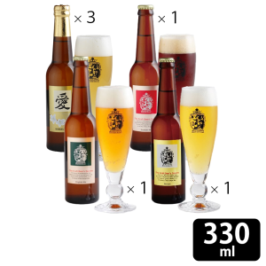 那須高原ビール 6本産直便ビールセット (愛×3本/ヴァイツェン・イングリッシュエール・スコティッシュエール 各1本 ) ※20歳未満の飲酒は法律で禁止されています