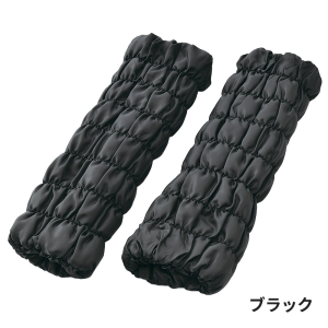 ユメロン黒川 HEATRAY もこもこレッグウォーマー ロング ブラック