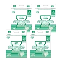 カミ商事 エルモア いちばんクロステープ止めうす型 Lサイズ 計104枚 (26枚×4袋)