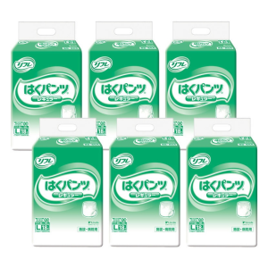 リブドゥコーポレーション リフレ はくパンツレギュラー Lサイズ 計108枚 (18枚×6袋)