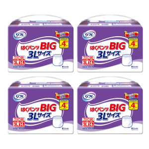 リブドゥコーポレーション リフレ はくパンツ BIG 3Lサイズ 計56枚 (14枚×4袋)