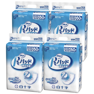 白十字 PUサルバ Ｒパッド 男女共用 計240枚 (60枚×4袋)