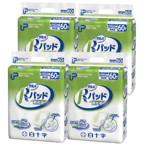 白十字 PUサルバ Ｒパッド 男性用 計240枚 (60枚×4袋)