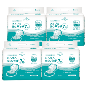 光洋 オンリーワンケア ひろびろ安心パッド 7回 計120枚 (30枚×4袋)