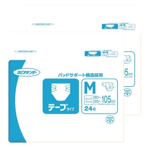 王子ネピア ネピアテンダー テープタイプ Mサイズ 計48枚 (24枚×2袋)