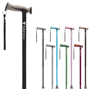 竹虎 バンブーステッキ ワイド ブラック