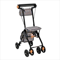 【期間限定価格】幸和製作所 TacaoF テイコブナノン DX チェックブルー シルバーカー