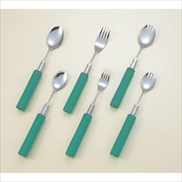 フセ企画  曲げ曲げハンドル・スポンジ付　S-28　フォーク大小・スプーン大小・スプーンフォーク兼用大小　計6本セット