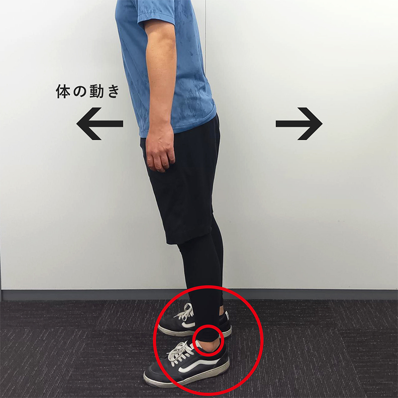 足関節戦略の解説画像