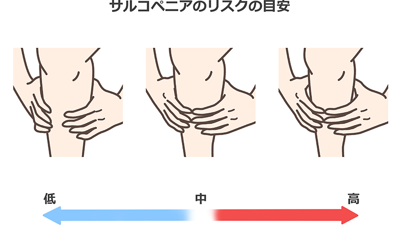 サルコペニアのリスクの目安