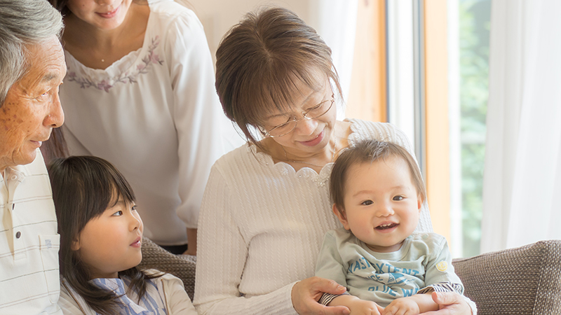 家族の団らん風景