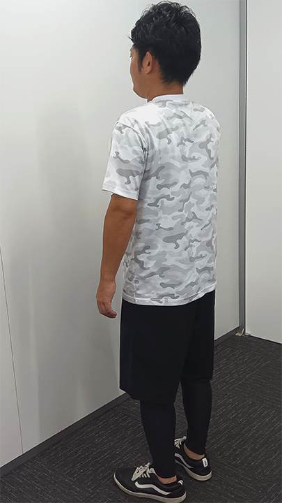 太もものストレッチ1