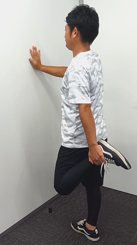 太もものストレッチ2